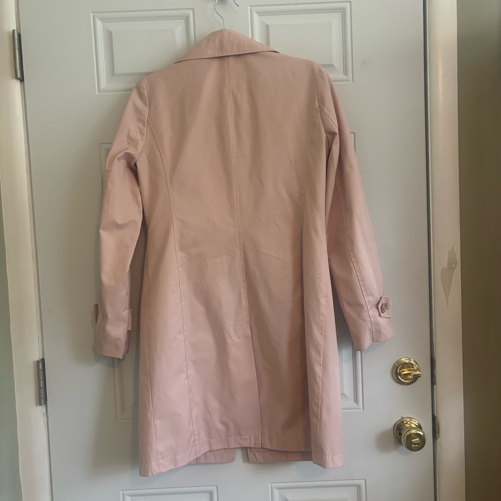 MICHAEL Michael Kors Soft Pink Single-Breasted Trench Coat - Picture 8 of 15